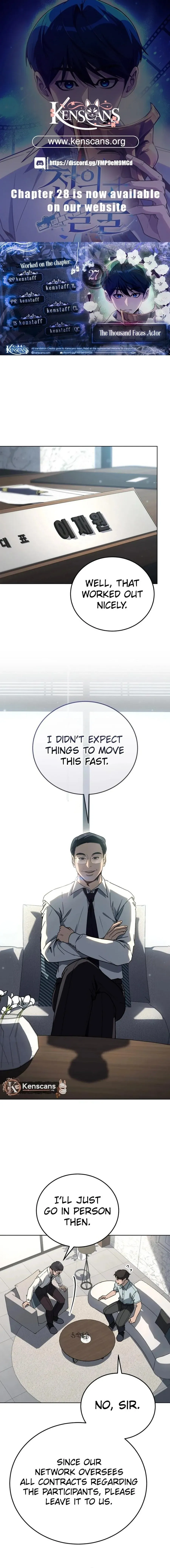 The Thousand Faces Actor Chapter 27 Online - página 1