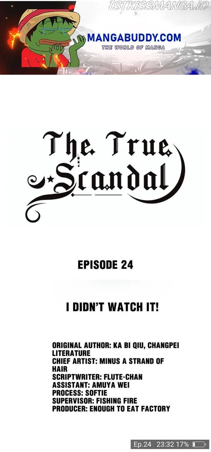 The True Scandal Chapter 24 Online - página 1