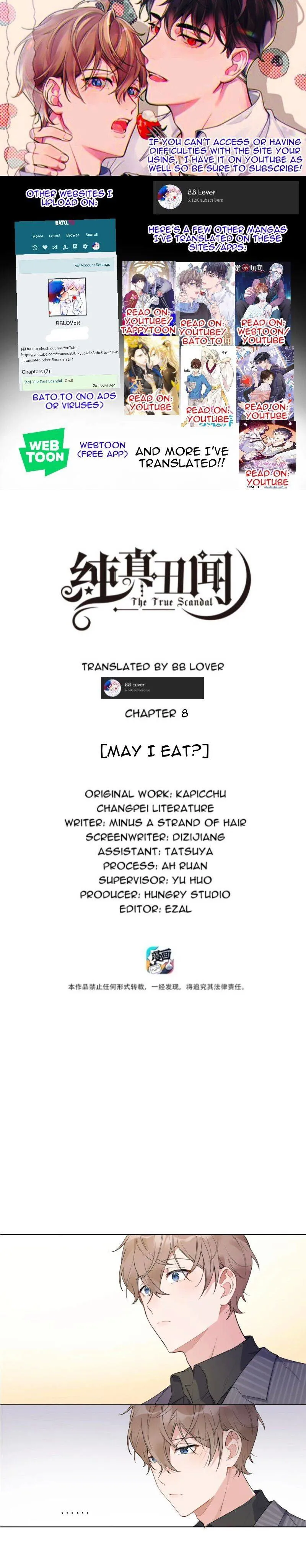 The True Scandal Chapter 8 Online - página 1