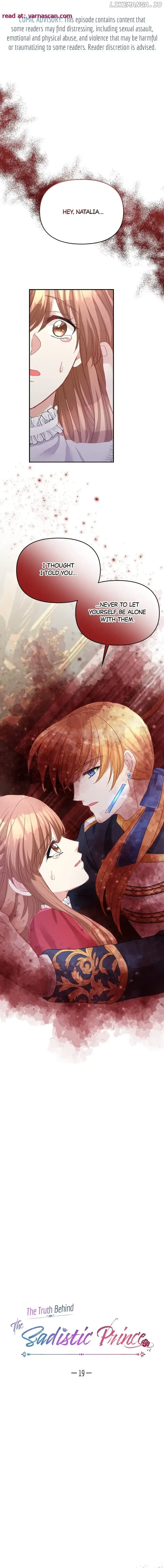 The Truth Behind the Sadistic Prince Chapter 19 Online - página 2