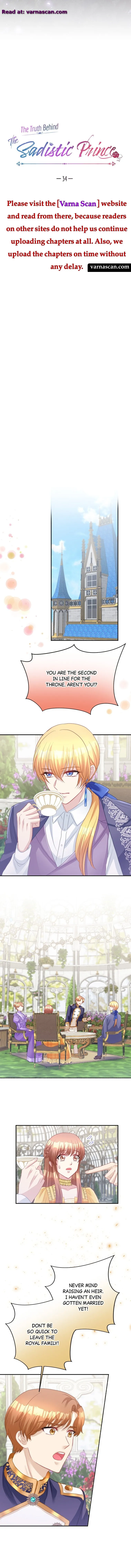The Truth Behind the Sadistic Prince Chapter 34 Online - página 3