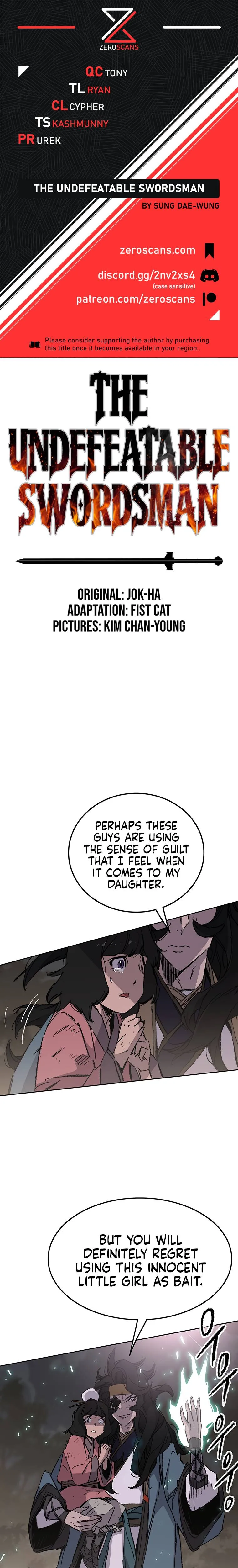 The Undefeatable Swordsman Chapter 102 Online - página 1