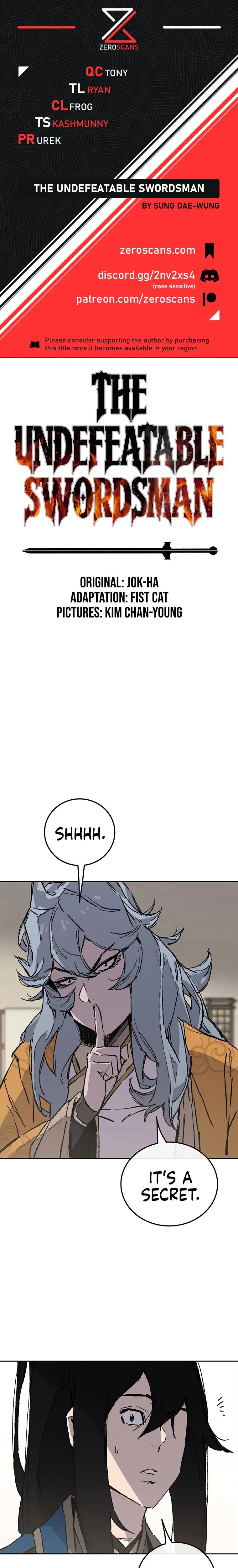 The Undefeatable Swordsman Chapter 103 Online - página 1