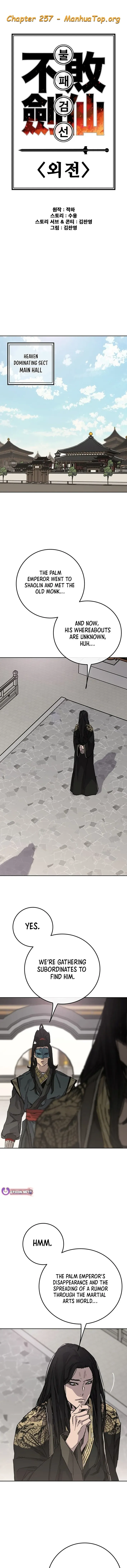 The Undefeatable Swordsman Chapter 257 Online - página 1