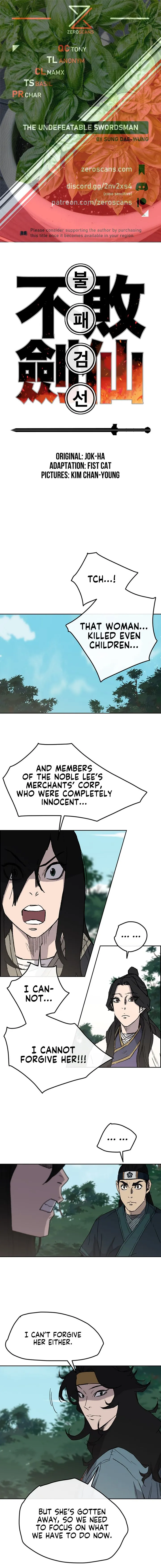 The Undefeatable Swordsman Chapter 28 Online - página 1