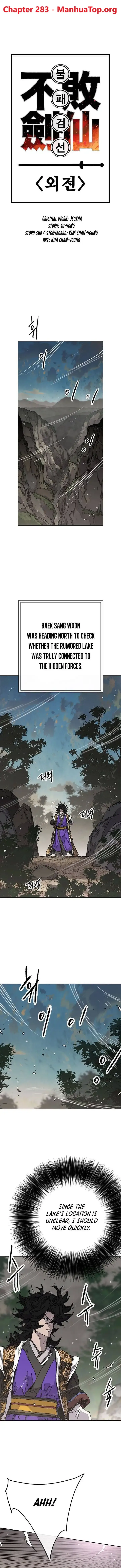 The Undefeatable Swordsman Chapter 283 Online - página 1