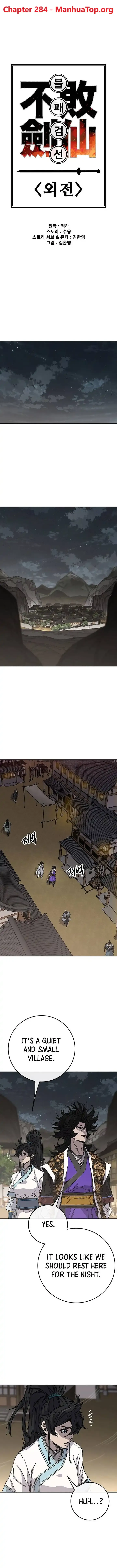 The Undefeatable Swordsman Chapter 284 Online - página 1