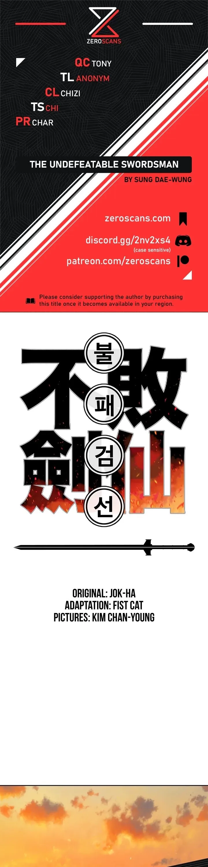 The Undefeatable Swordsman Chapter 30 Online - página 1
