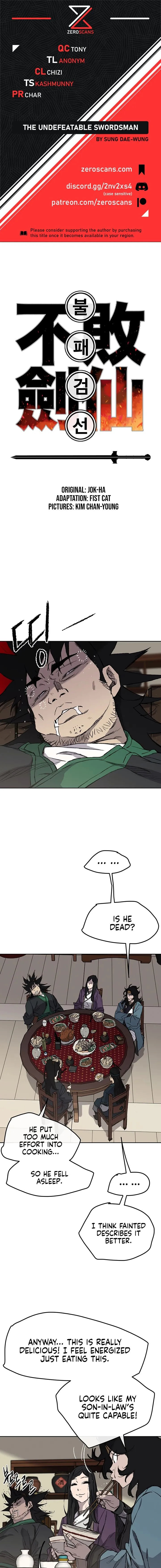 The Undefeatable Swordsman Chapter 33 Online - página 1