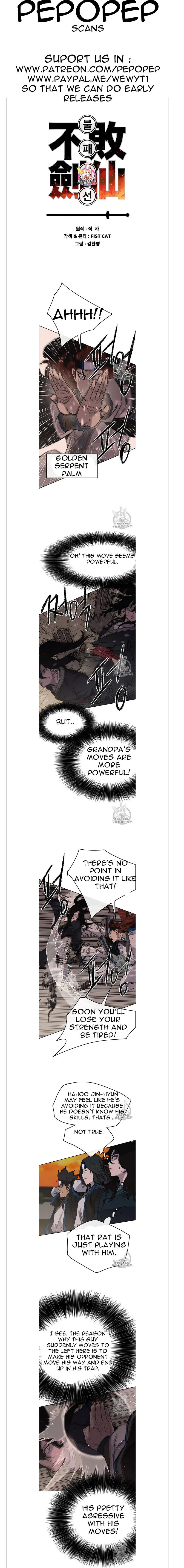 The Undefeatable Swordsman Chapter 37 Online - página 1