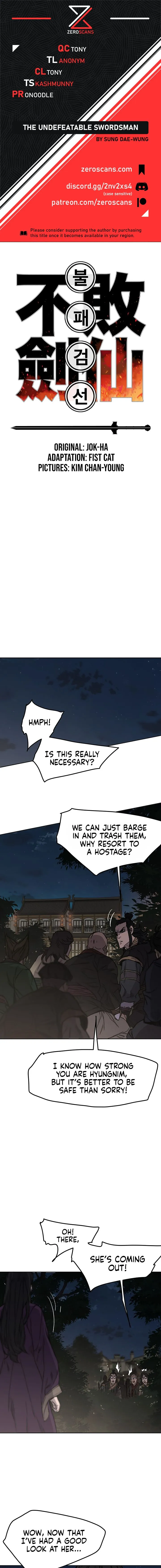 The Undefeatable Swordsman Chapter 39 Online - página 1