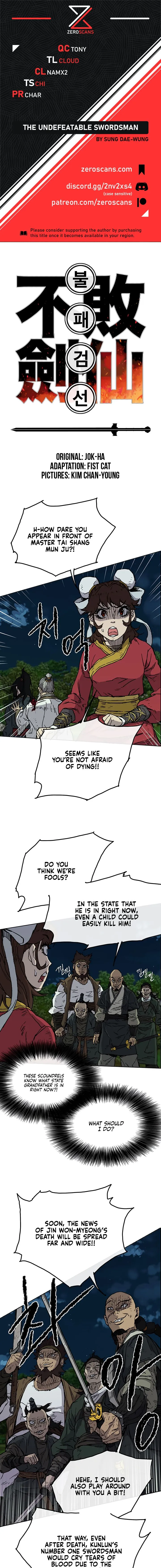 The Undefeatable Swordsman Chapter 6 Online - página 1