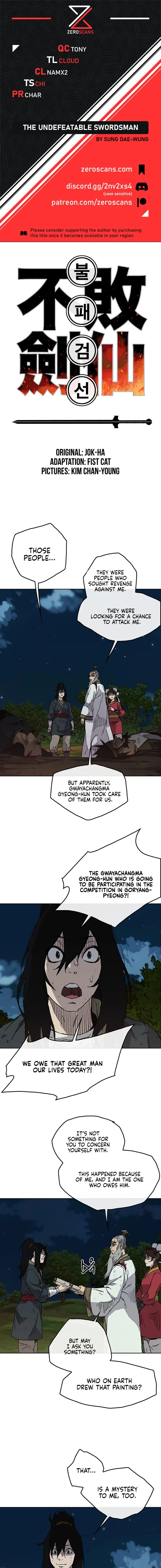 The Undefeatable Swordsman Chapter 7 Online - página 1