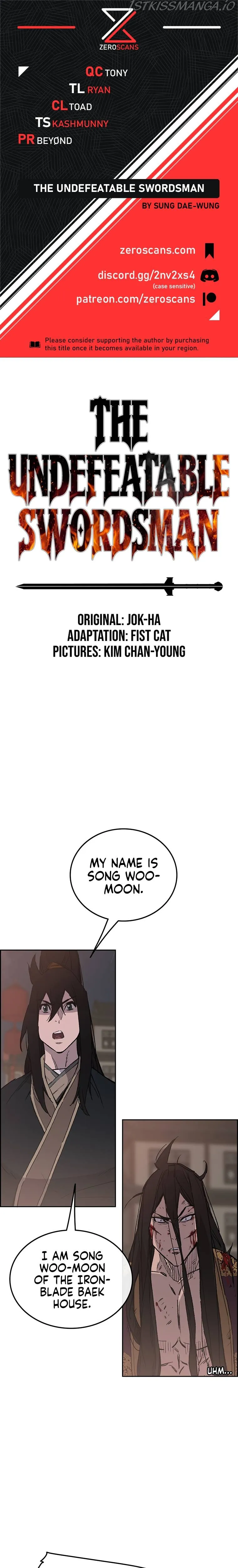 The Undefeatable Swordsman Chapter 88 Online - página 1