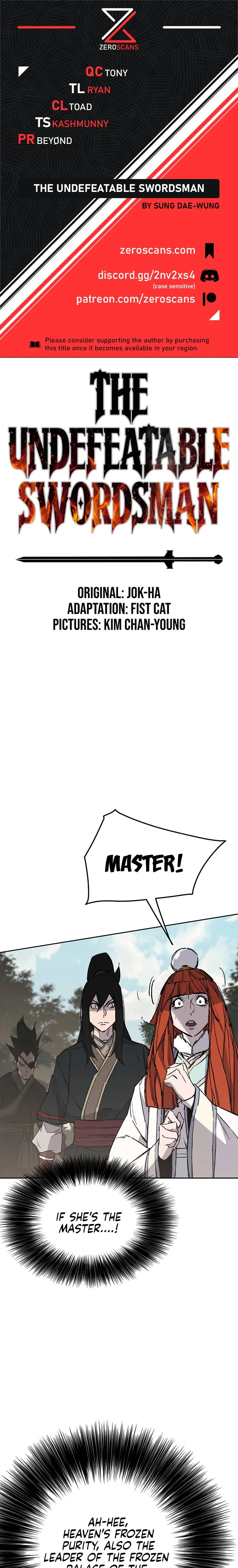 The Undefeatable Swordsman Chapter 92 Online - página 1