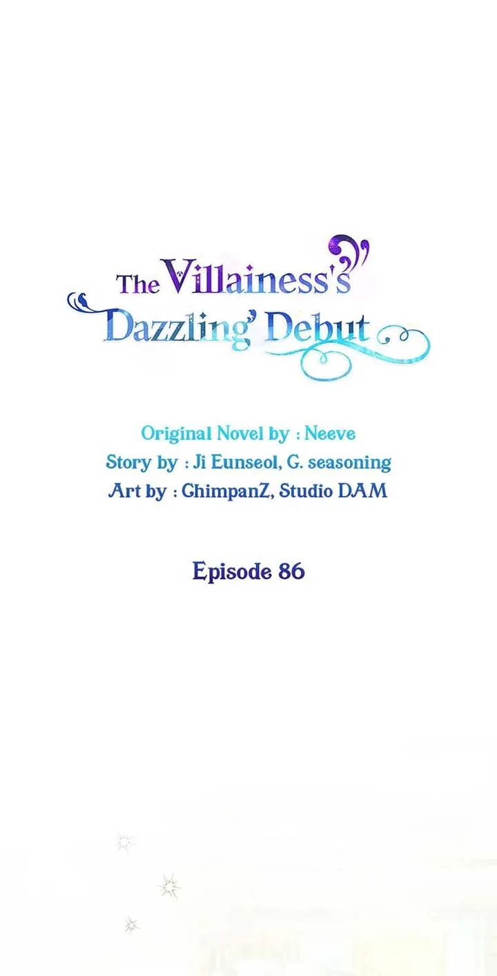 The Villainess Debuts Gorgeously Chapter 86 Online - página 1