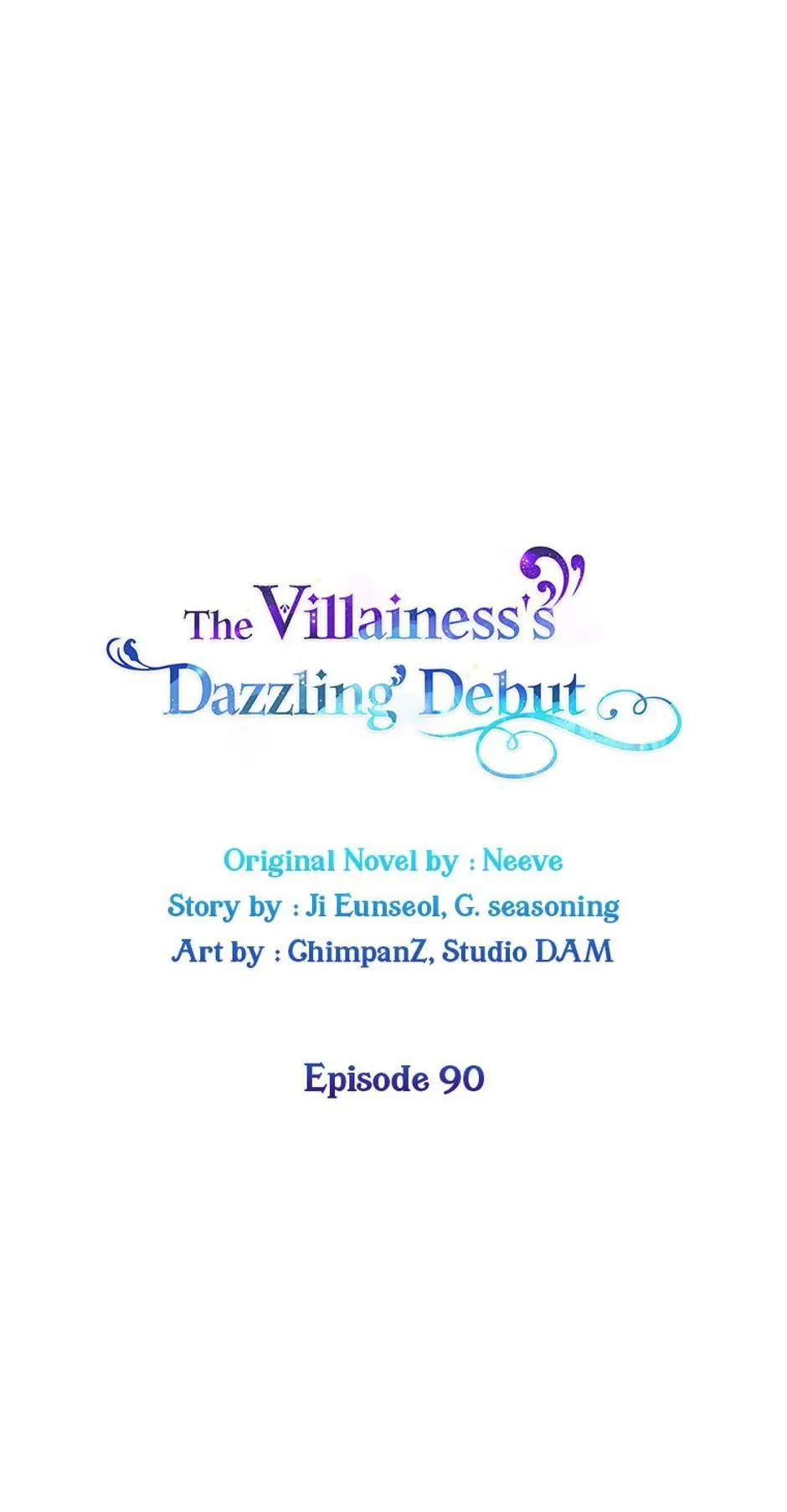 The Villainess Debuts Gorgeously Chapter 90 Online - página 1