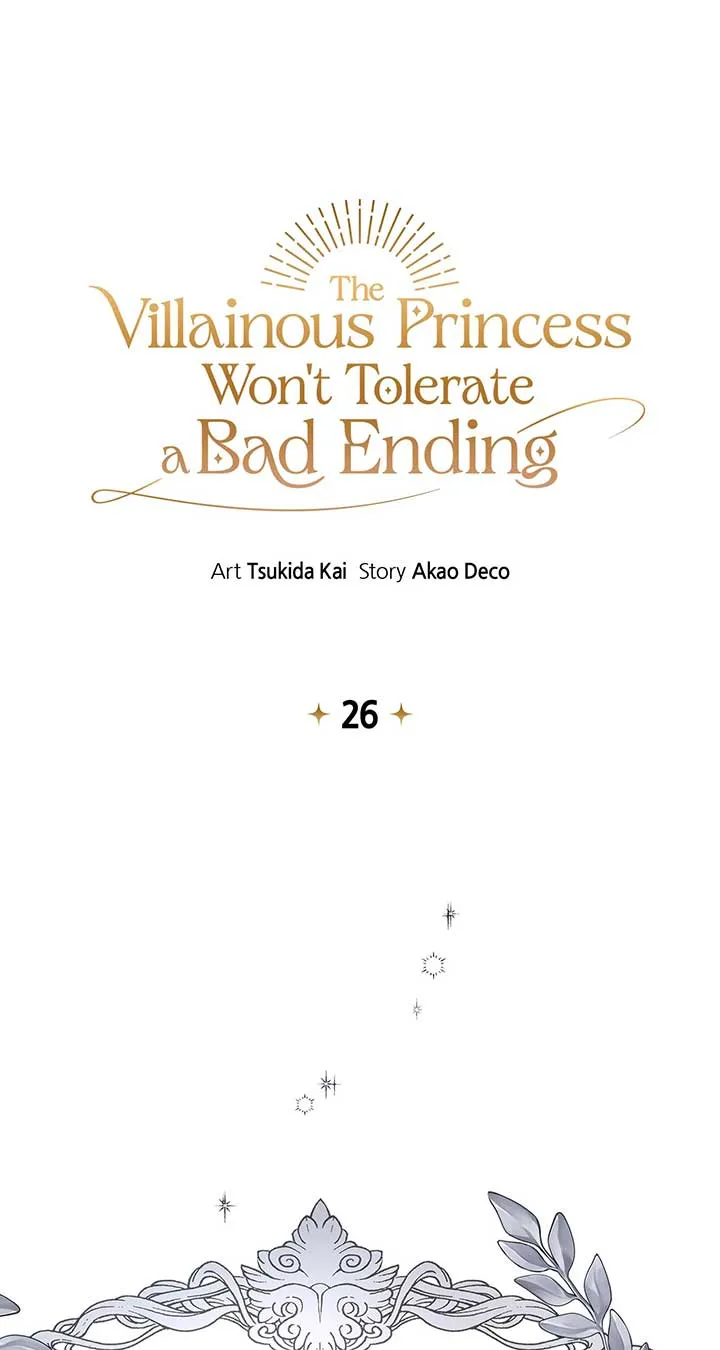 The Villainous Princess Won’t Tolerate a Bad Ending Chapter 26 Online - página 1