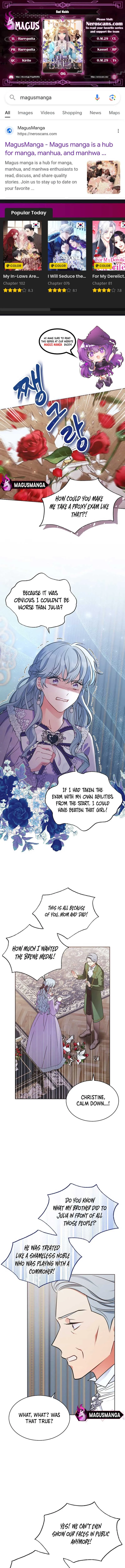 The Wicked Ladies in Waiting Chapter 6 Online - página 1