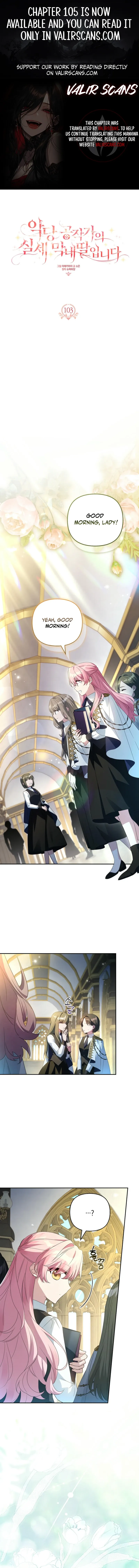 The Youngest Daughter of the Villainous Duke Chapter 103 Online - página 1