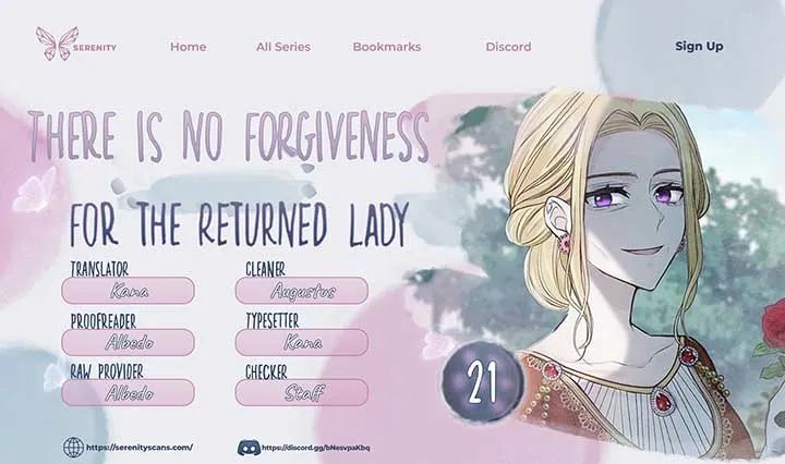 There is no forgiveness from the regressed lady Chapter 21 Online - página 1