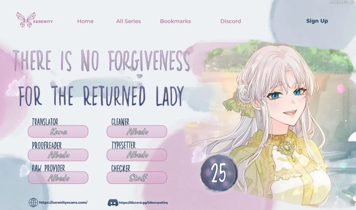There is no forgiveness from the regressed lady Chapter 25 Online - página 1