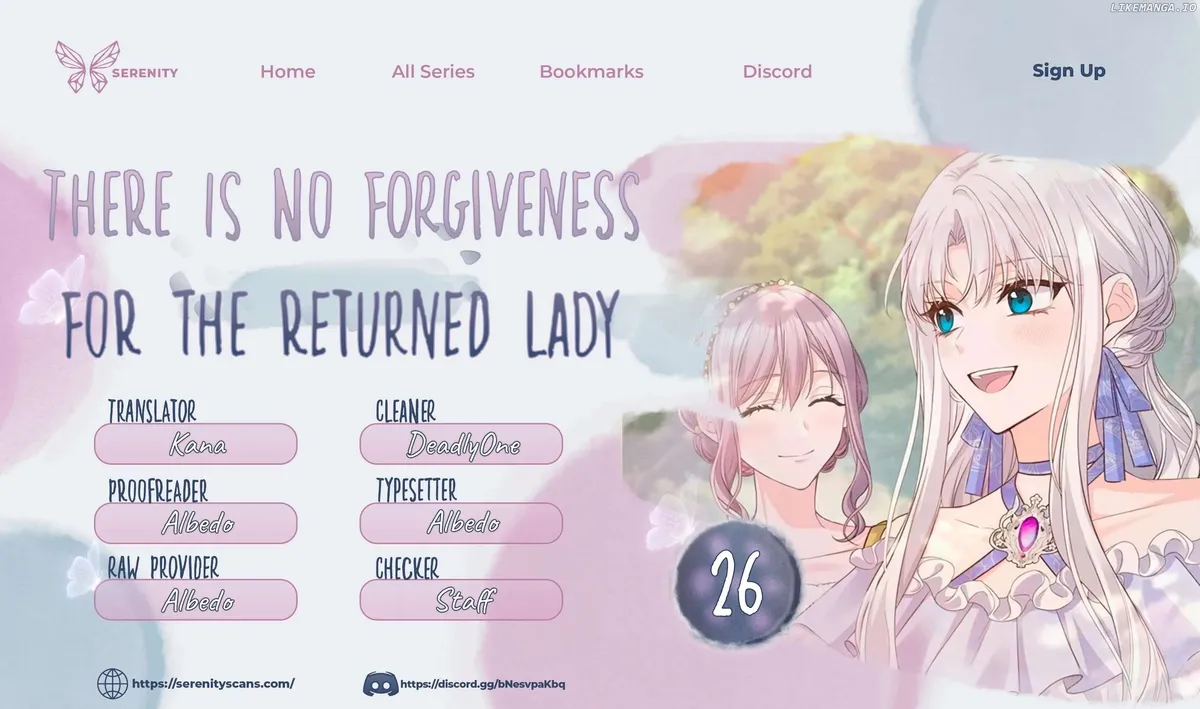 There is no forgiveness from the regressed lady Chapter 26 Online - página 1