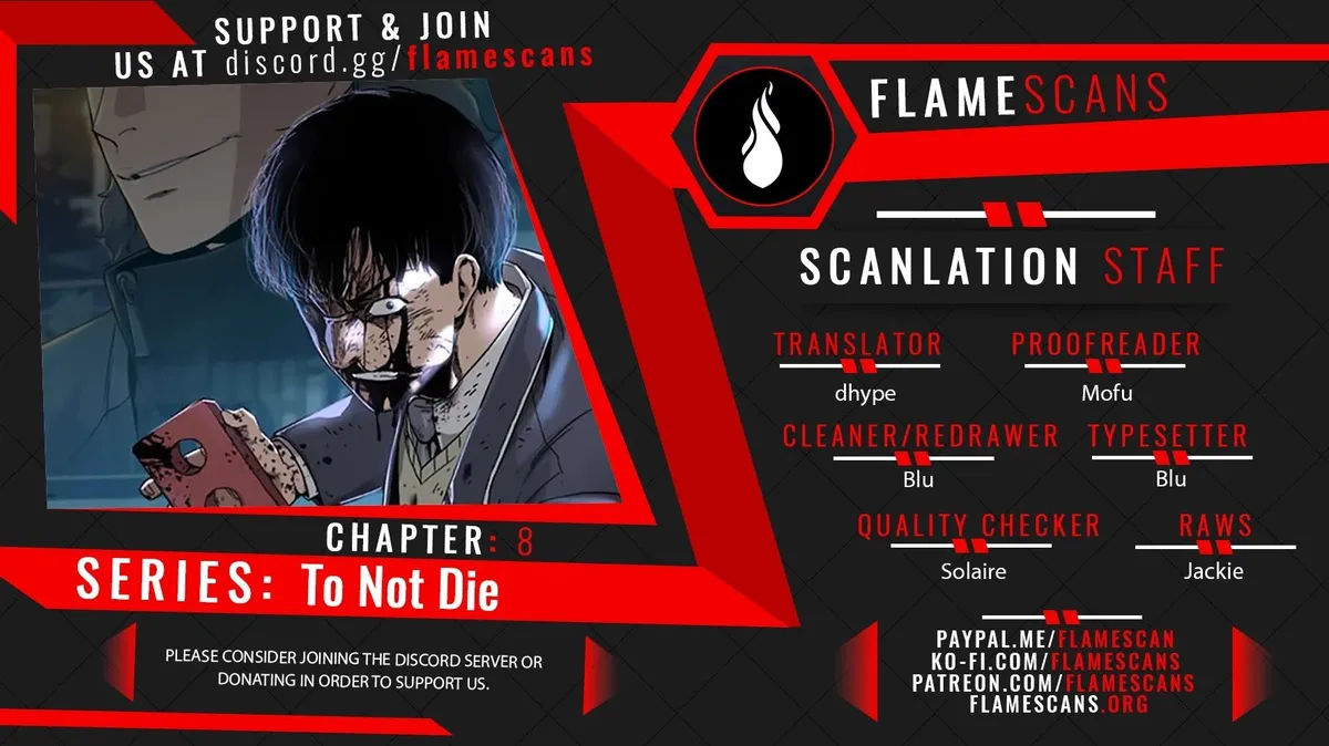 To Not Die Chapter 8 Online - página 1