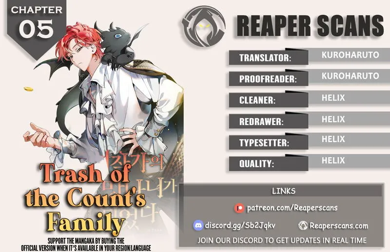 Trash of the Count’s Family Chapter 5 Online - página 1