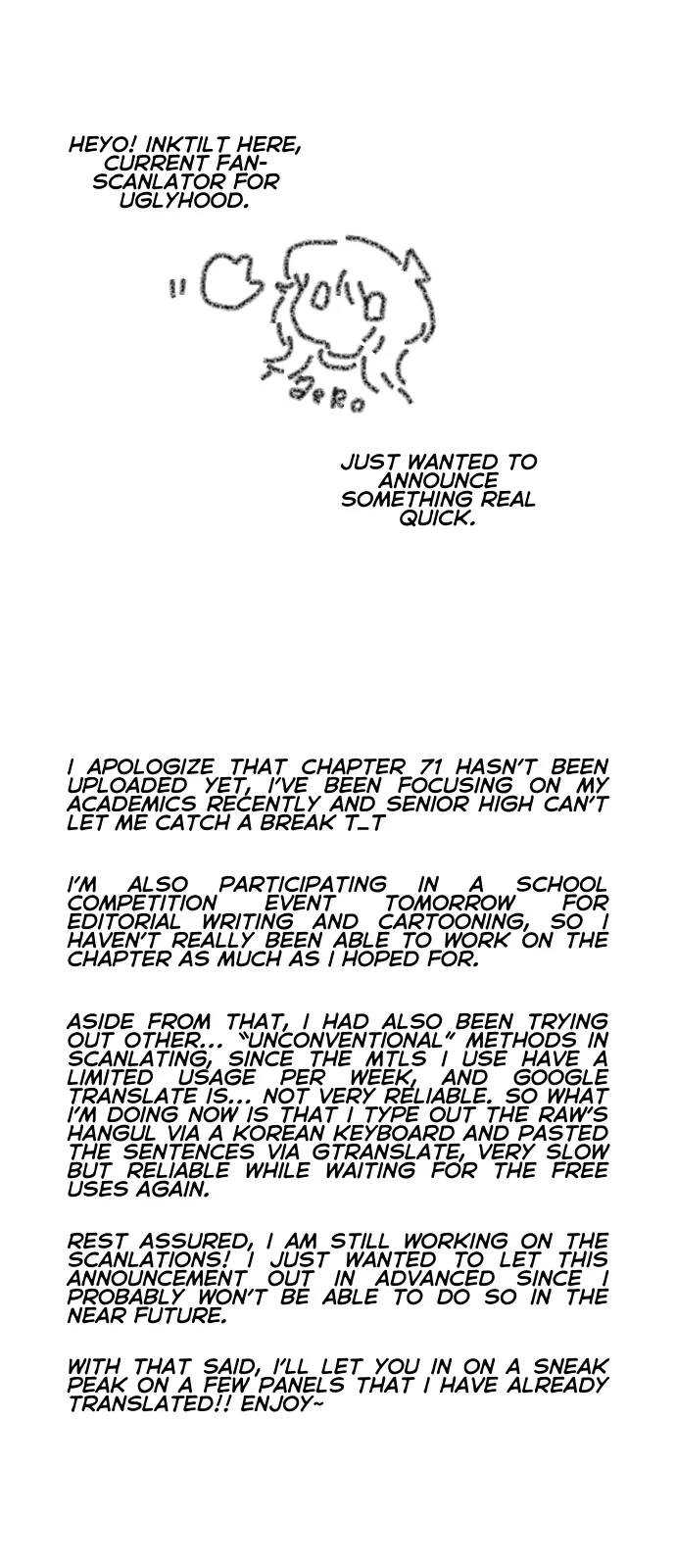 Uglyhood Chapter 70.5 Online - página 1