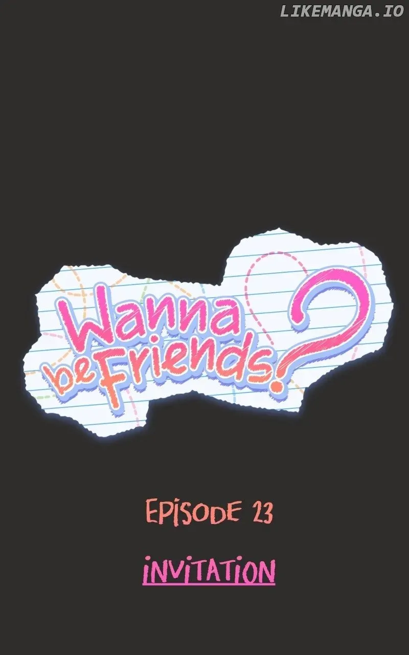Wanna be Friends? Chapter 23 Online - página 1