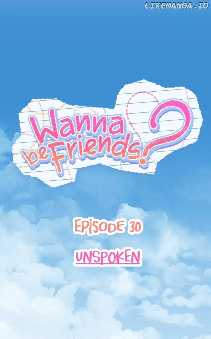 Wanna be Friends? Chapter 30 Online - página 1