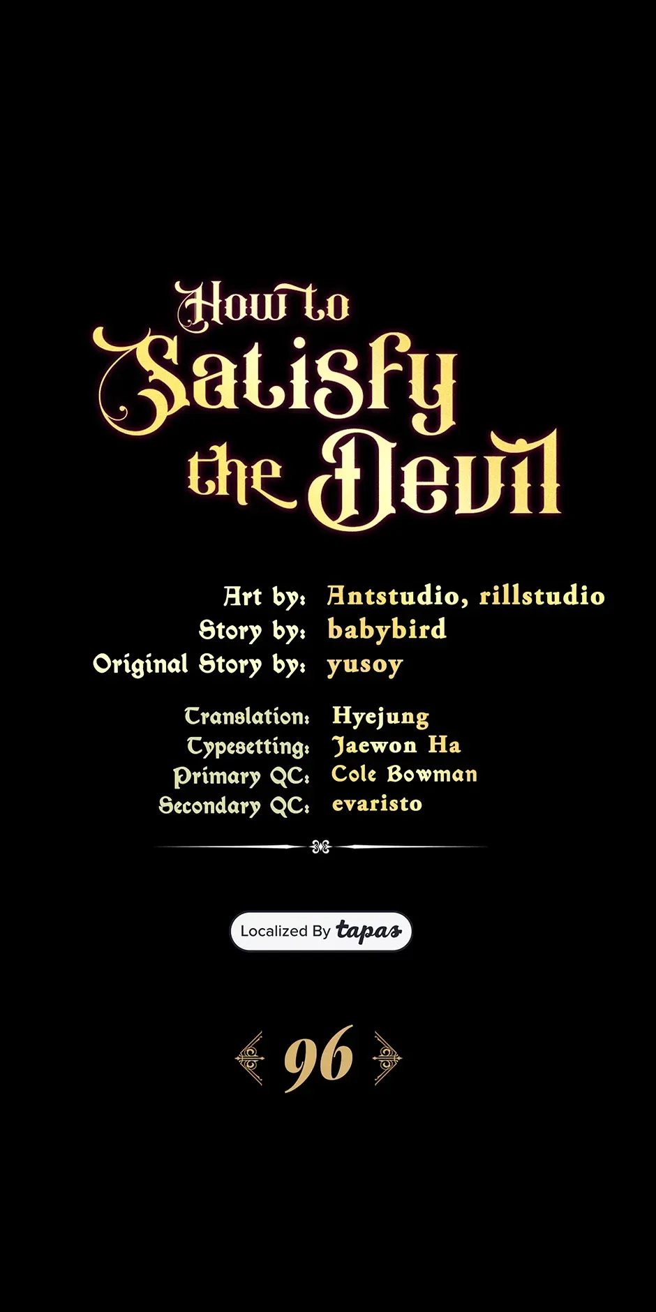 Ways to Satisfy a Devil Chapter 96 Online - página 1