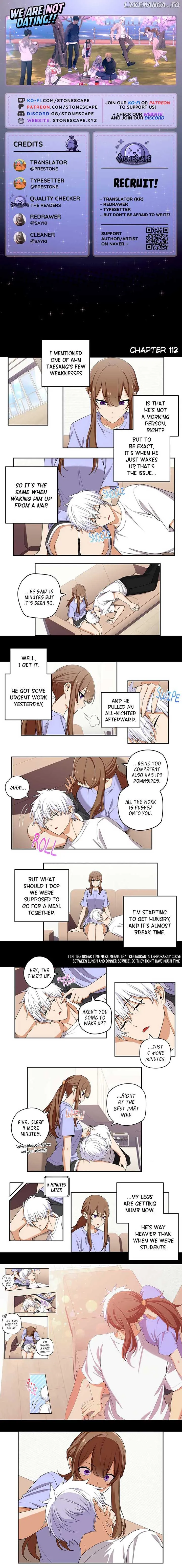 We Are Not Dating! Chapter 112 Online - página 2