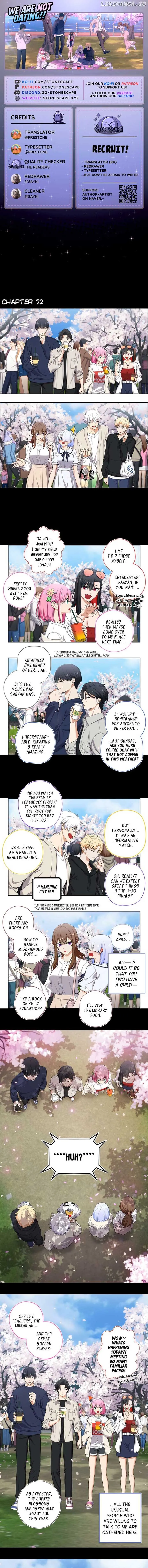 We Are Not Dating! Chapter 72 Online - página 2
