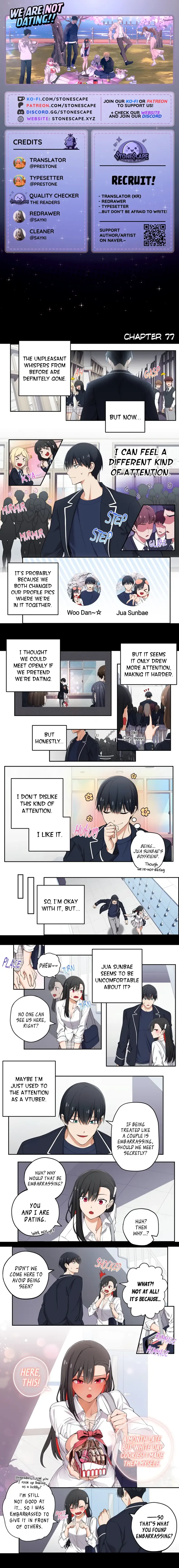 We Are Not Dating! Chapter 77 Online - página 2
