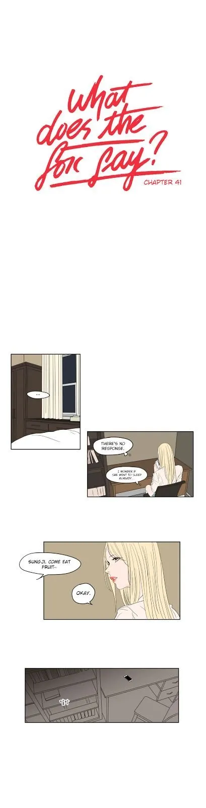 What Does The Fox Say? Chapter 41 Online - página 1
