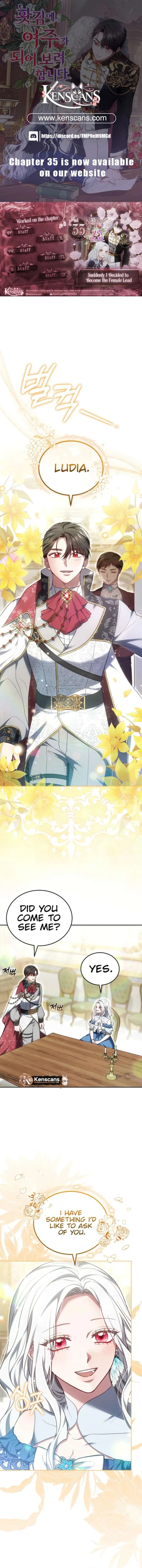 When Rage Turns You Into the Female Lead Chapter 33 Online - página 1