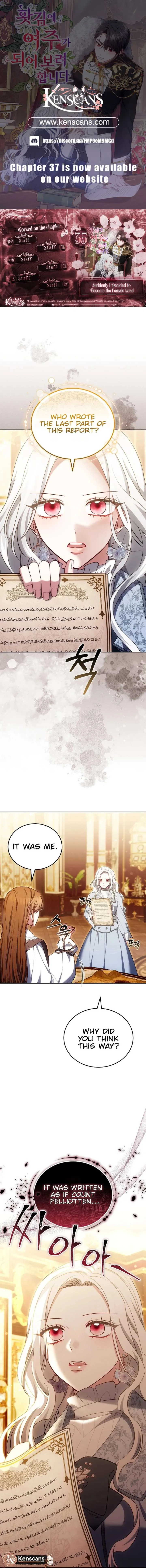 When Rage Turns You Into the Female Lead Chapter 35 Online - página 1