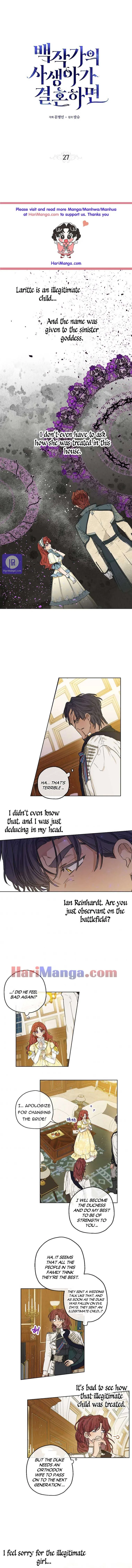 When The Count’s Illegitimate Daughter Gets Married Chapter 27 Online - página 1