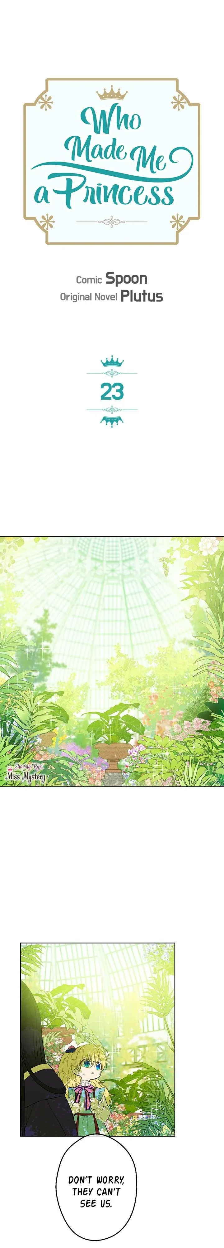 Who Made Me A Princess Chapter 23 Online - página 1