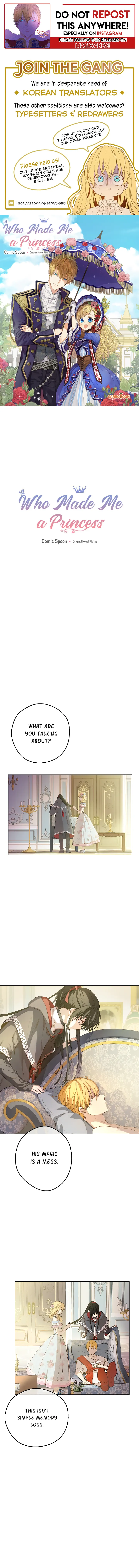 Who Made Me A Princess Chapter 70.1 Online - página 1
