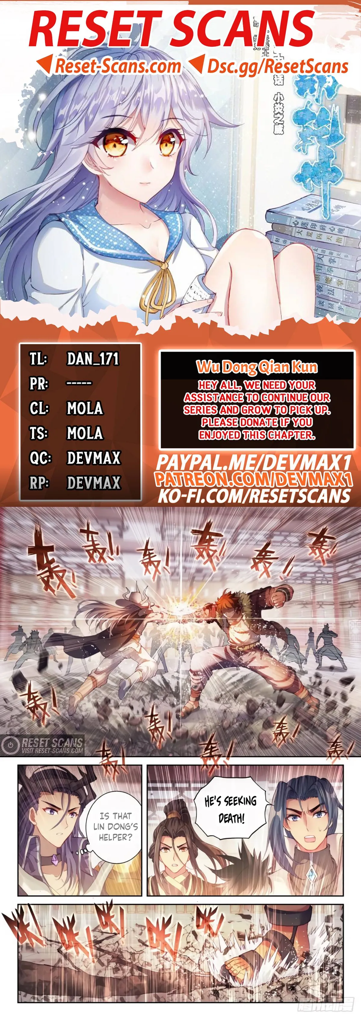 Wu Dong Qian Kun Chapter 167 Online - página 1