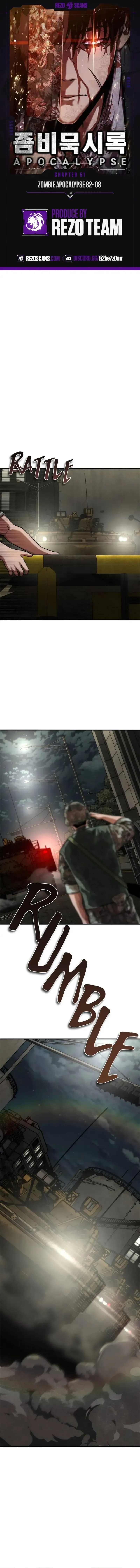 Zombie Apocalypse 82-08 Chapter 51 Online - página 1