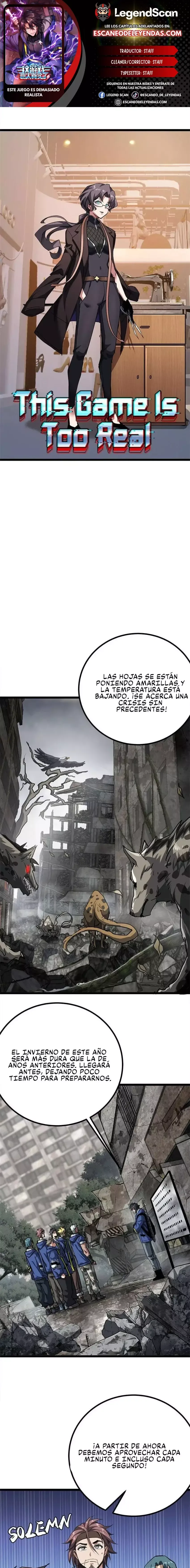 este juego es demasiado realista Capítulo 28 en Línea - página 1