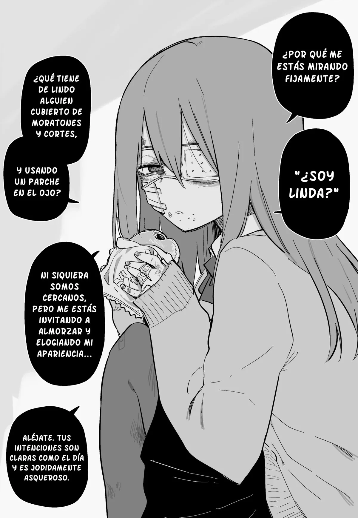 Estoy preocupado por mi compañera de clase que está cubierta de moretones Capítulo 4 en Línea - página 1