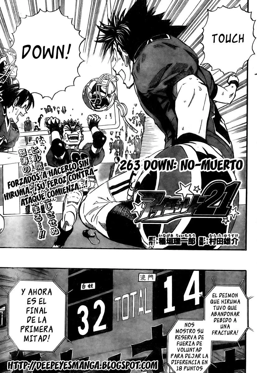 Eyeshield 21 Capítulo 263 en Línea - página 1