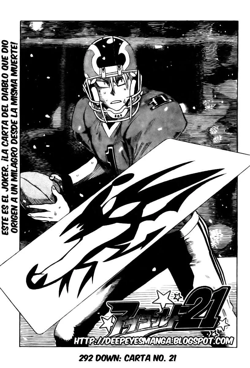 Eyeshield 21 Capítulo 292 en Línea - página 1