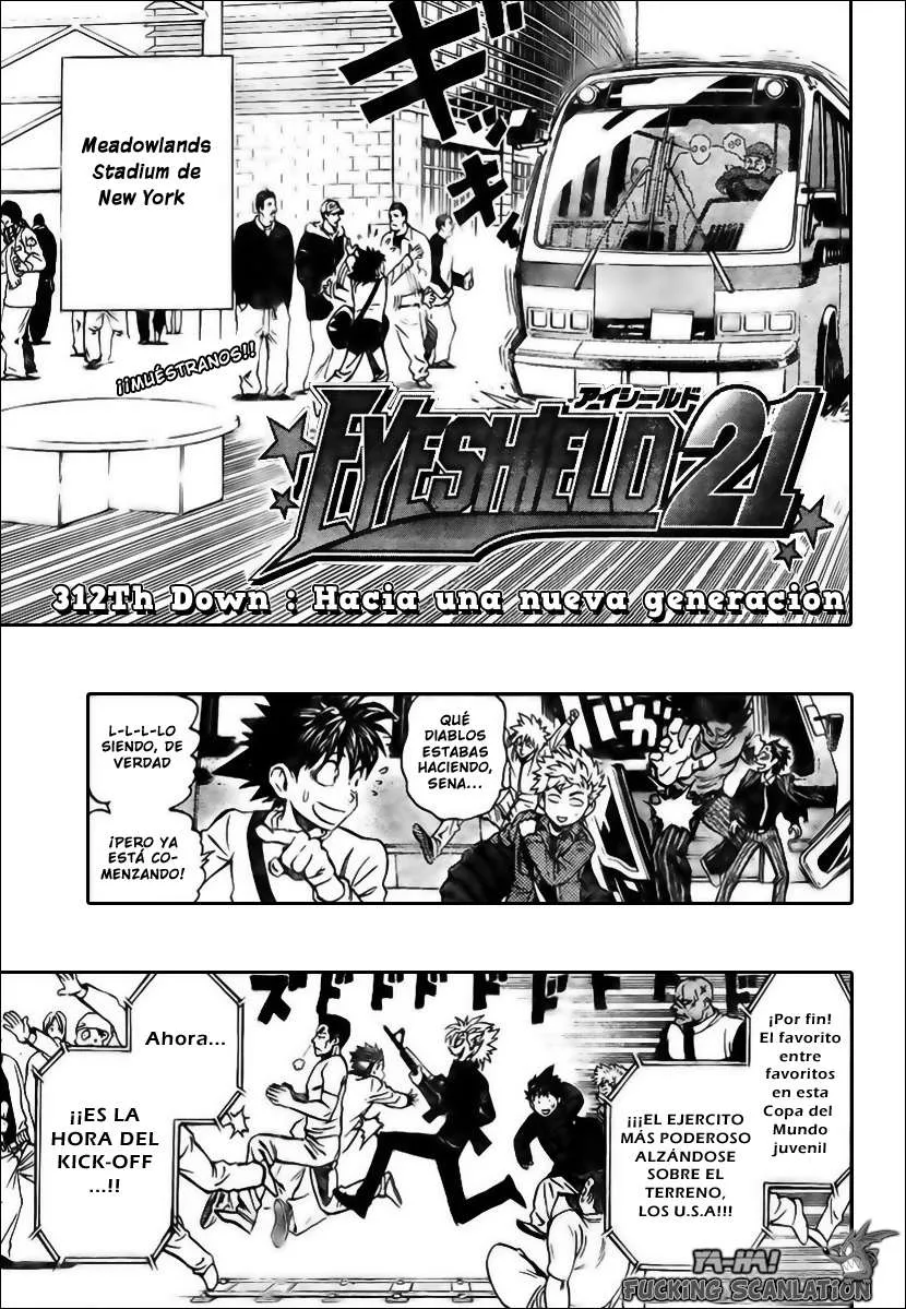 Eyeshield 21 Capítulo 312 en Línea - página 1