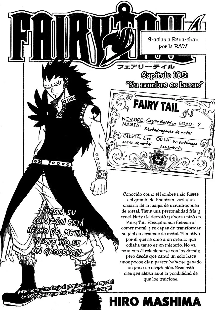 Fairy Tail Capítulo 105 en Línea - página 1